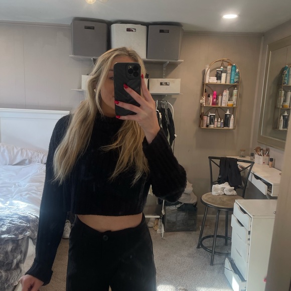FOREVER 21 knit turtleneck sweater S - Picture 6 of 11